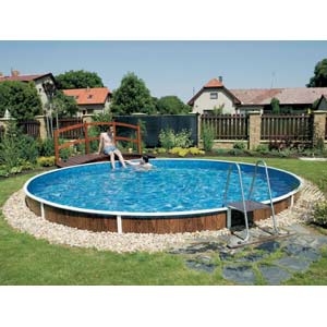 Foto Piscina eleveda ovalada azuro 404