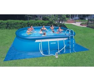 Foto Piscina Intex Oval Frame 549x305x107 CM