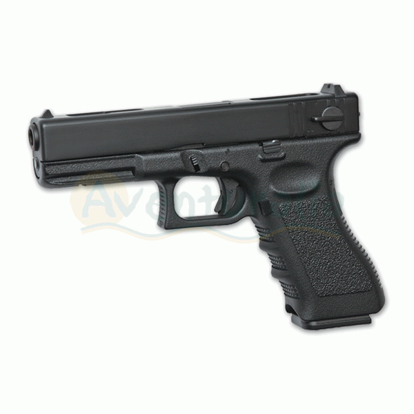 Foto Pistola ASG de gas con blowback modelo G18C Polímero y metal Negro A16077