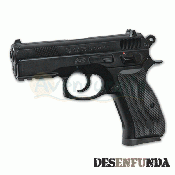 Foto Pistola ASG de gas sin blowback Ceska Zbrojovka modelo 75D Compact Polímero A15885