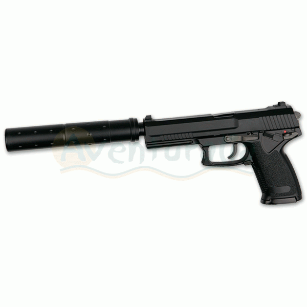 Foto Pistola ASG de gas sin blowback modelo MK23 Operaciones Especiales Polímero A14763