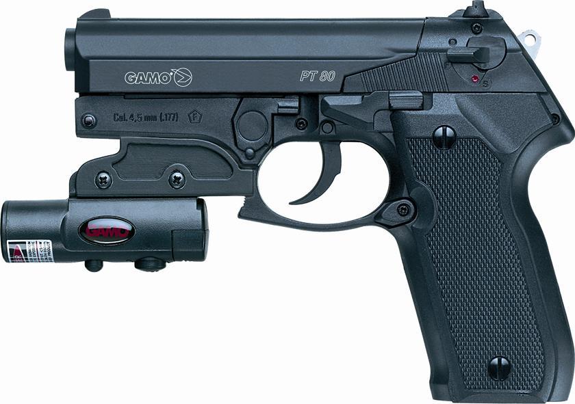 Foto Pistola de aire comprimido CO2 PT-80 Tactical Calibre 4.5 mm Gamo 6111354