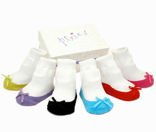 Foto Pixies 0-12 months Trumpette Socks, Boxed Set of 6