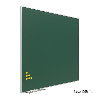 Foto Pizarra verde magnética 120 x 150 cm Acero Vitrificado marco 