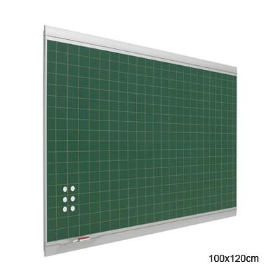 Foto Pizarra verde magnética cuadriculada Zénit Acero Vitrificado 100x120cm