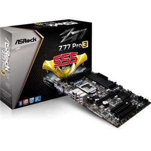 Foto placa base 1155 asrock z77 pro3 atx vga