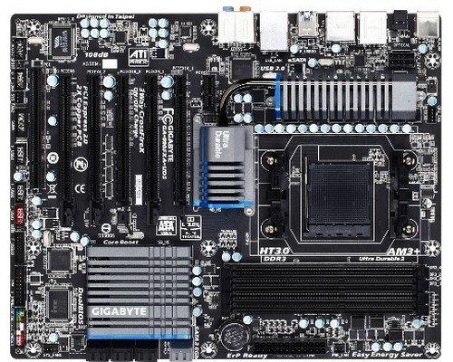 Foto Placa base am3+ gigabyte ga-990fxa-ud5.