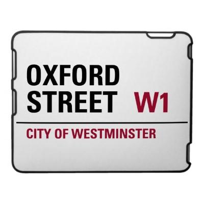 Foto Placa de calle de Oxford Cárcasa Para El Ipad