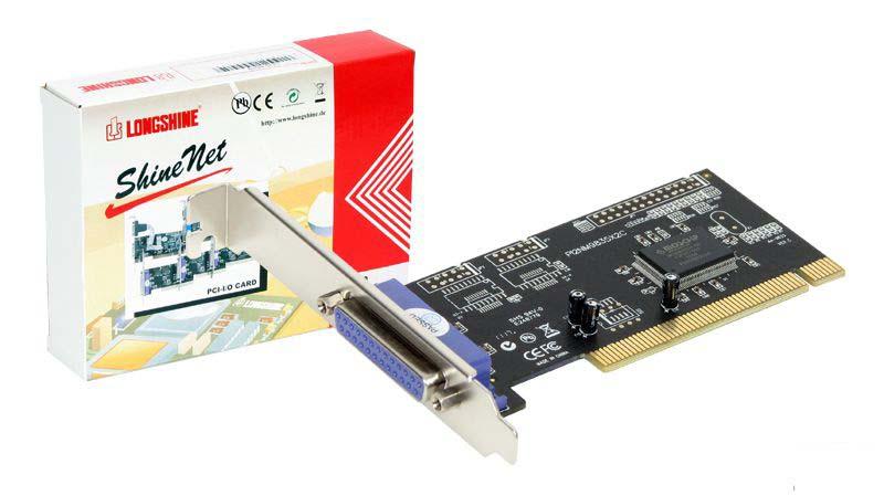Foto Placa Longshine Pci 1p. Paralela