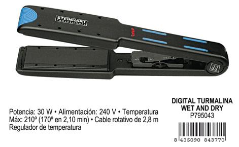 Foto Plancha de Pelo Steinhart digital turmalina wet and dry P795043