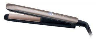 Foto plancha para cabello - remington s8590 revestimiento cerámico, temperatura máxima 230ºc, display digital