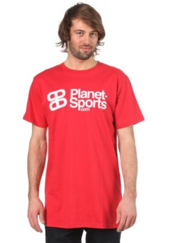 Foto Planet Sports Corporate Logo S/S Slimfit T-Shirt red/white