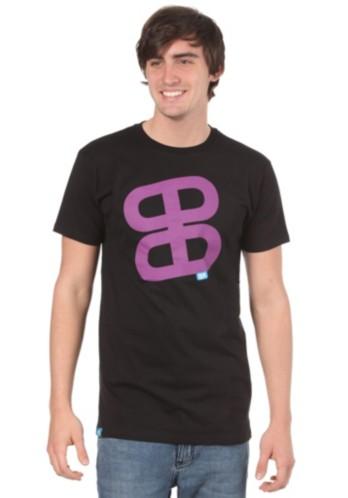 Foto Planet Sports Icon Print S/S Slimfit T-Shirt black/purple