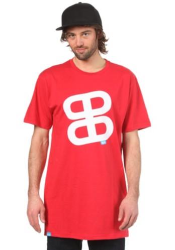 Foto Planet Sports Icon Print S/S Slimfit T-Shirt red/white