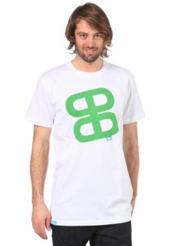 Foto Planet Sports Icon Print S/S Slimfit T-Shirt white/kelly green