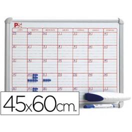 Foto Planning Magnetico Mensual Dia a Dia 45x60cm Planning Sisplamo