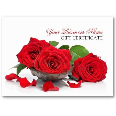 Foto Plantilla del vale de la tarjeta del día de San Va Tarjetas Personales