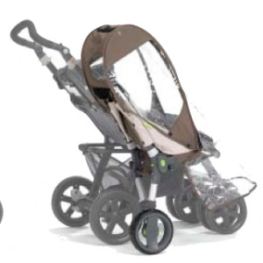 Foto Plasticos Lluvia Y Viento Buggypod Buggypod Io Protector De Lluvia