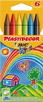 Foto Plastidecor Bic Kids caja 6 lápices