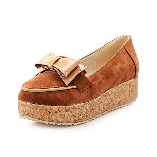 Foto Plataformas estilo Suede Shoes de Tacón de luna de miel (más colores)