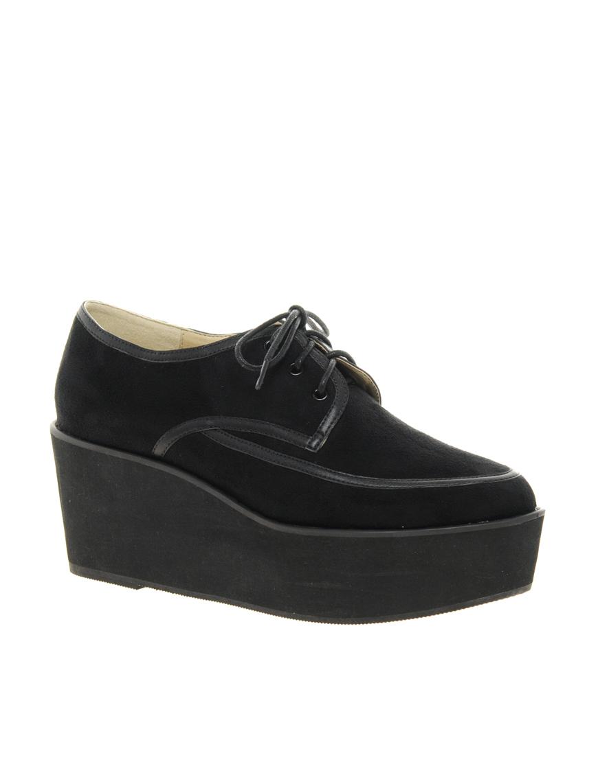 Foto Plataformas planas VANCOUVER de ASOS Negro