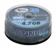 Foto Platinum DVD+R 4.7 GB, 25 Pcs.