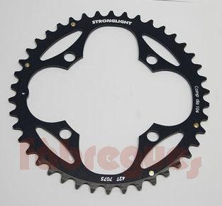 Foto Plato 104 - 40 4 brazos -2x9 negro Stronglight