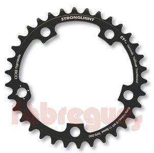 Foto Plato 53 CT2 Campagnolo negro Stronglight