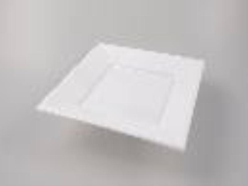 Foto Plato cuadrado blanco 23cm. 50u.5013
