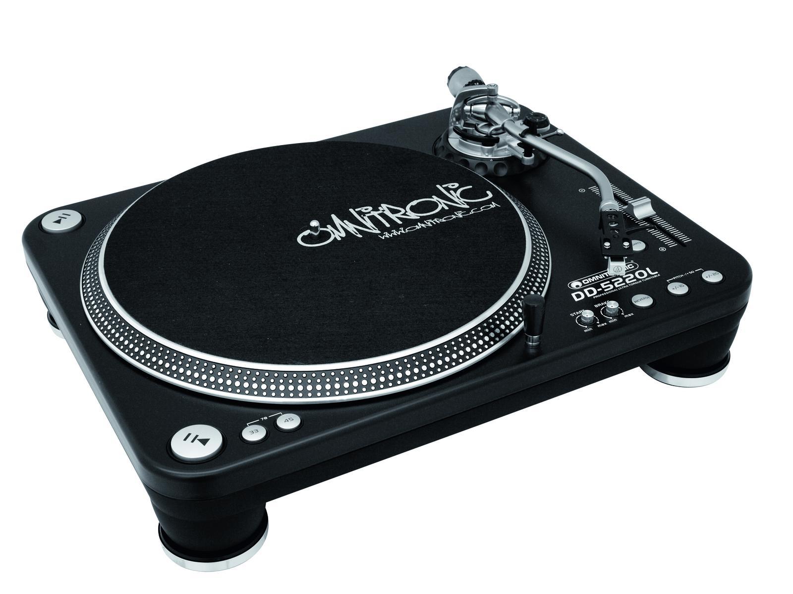 Foto Plato Dj Omnitronic Dd-5220L Traccion Directa