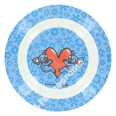 Foto plato hondo kukuxumusu azul