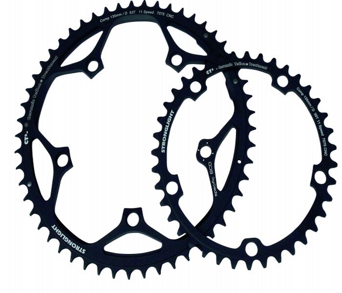 Foto Plato Stronglight CT2 Campagnolo 11V 135mm Negro-53