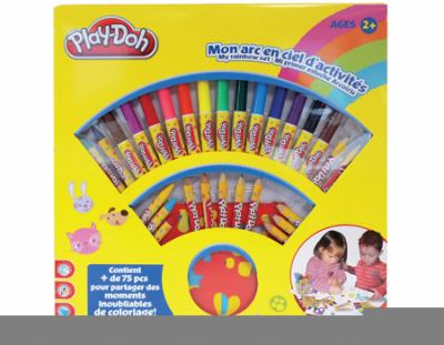 Foto play-doh CPDO030 - my rainbow complete 70 piece colouring pack (cpd...