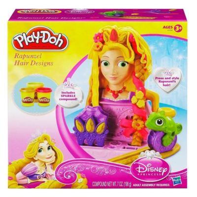 Foto PLAY DOH RAPUNZEL DISEÑOS DE CABELLOS