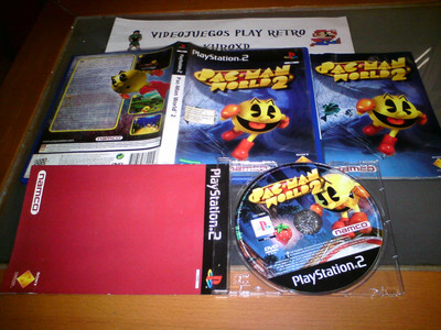 Foto Play Station 2 Ps2 Pac - Man Pacman World 2 Como Nuevo Completo Pal Espa�a