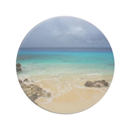 Foto Playa tropical de la isla del paraíso Posavasos Manualidades