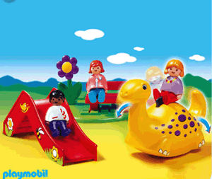 Foto Playmobil 1.2.3 parque infantil 6748