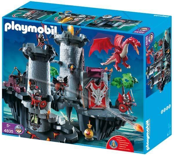 Foto Playmobil 4835 - gran castillo del dragón + 4868 - ballesta de 6 proye