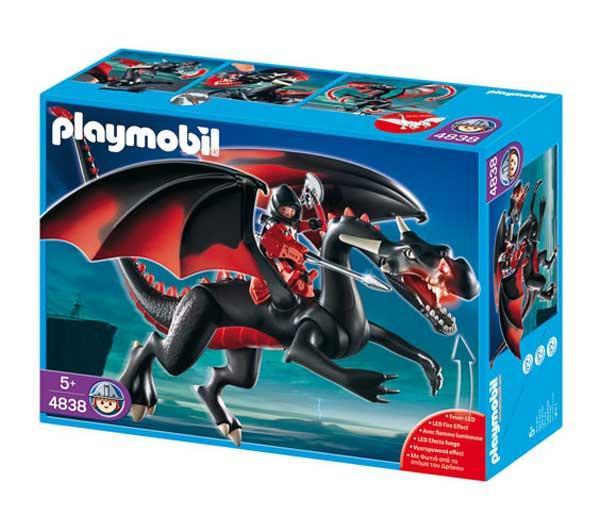 Foto Playmobil 4838 - dragón gigante con fuego led + 4868 - ballesta de 6 p