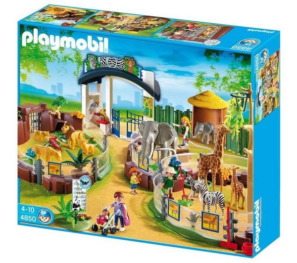 Foto Playmobil 4850 - Gran zoo + 4851 - Parque de animales con familia