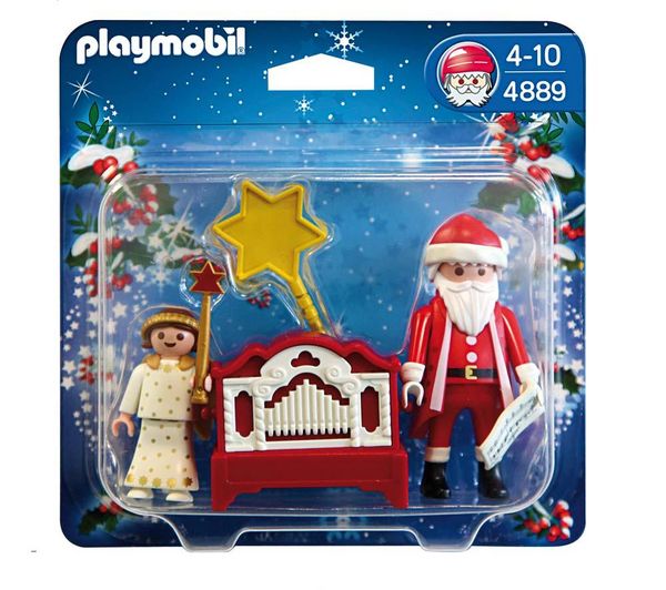 Foto Playmobil 4889 - Pequeño Ángel y Papá Noel con órgano