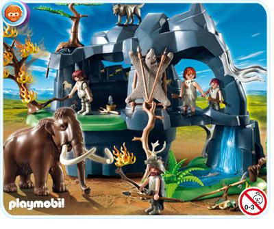 Foto Playmobil 5100 Stone Age Cave with Mammoth