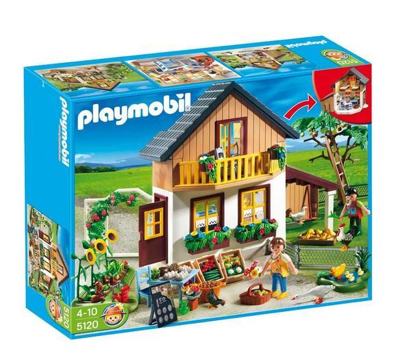 Foto Playmobil 5120 - casa de agricultores y mercado + 5122 - cercado y cri