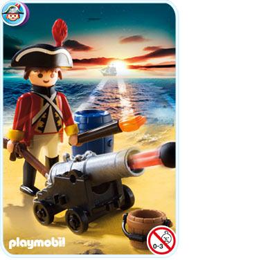 Foto Playmobil 5141 Redcoat Guard with Cannon