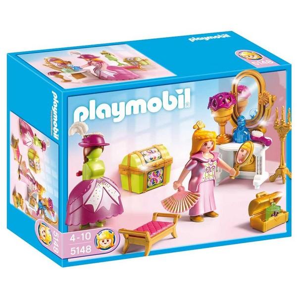 Foto Playmobil 5148 - salón de belleza de princesa + 5145 - comedor real