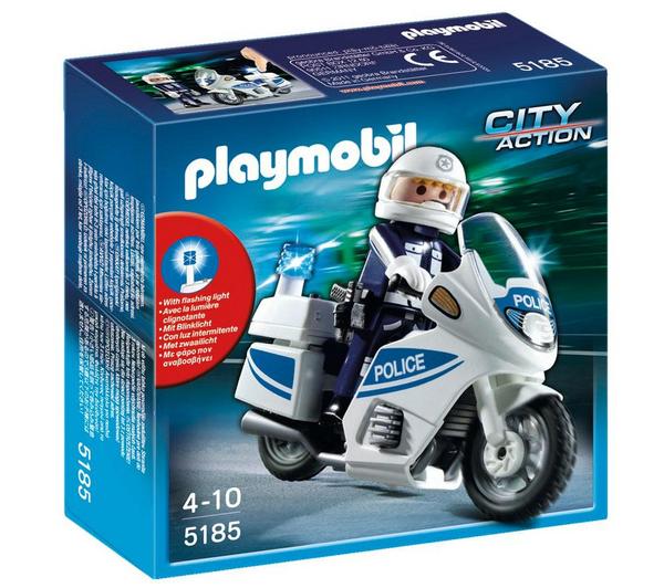 Foto Playmobil 5185 - Moto de Policía
