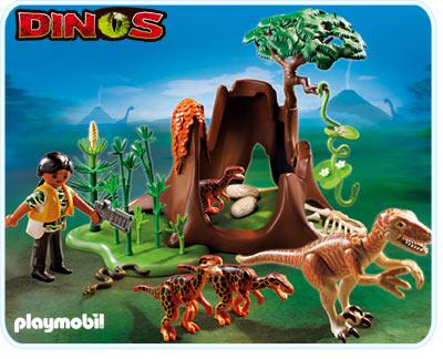 Foto Playmobil 5233 Deinonychus en Velociraptorfamilie