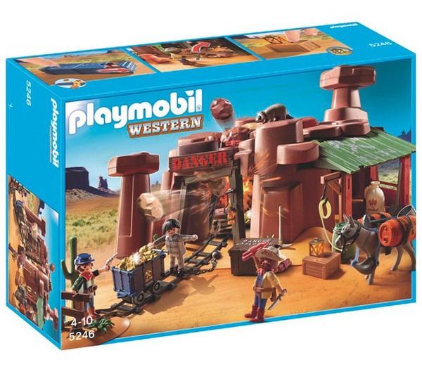 Foto Playmobil 5246 - Mina del Oeste + 5249 - Soldados Americanos con Can