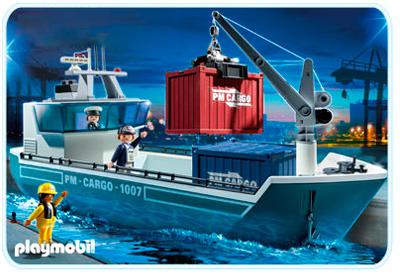 Foto PLAYMOBIL 5253 Buque con grúa de carga