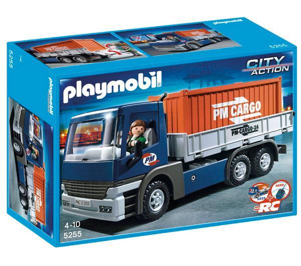 Foto Playmobil 5255 - camión de carga con contenedor